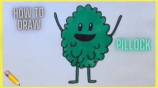 How to draw Pillock ✏️ From Dumb ways to die [upl. by Amluz953]