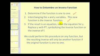 New Version Available Inverse Functions [upl. by Kaylil358]