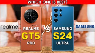 Realme GT5 Pro VS Samsung Galaxy S24 Ultra  Full comparison💥 [upl. by Hayimas777]