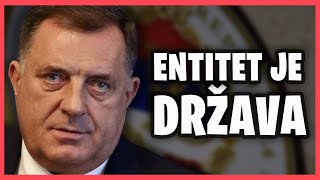 MILORAD DODIK  ENTITET JE DRŽAVA [upl. by Lombardy]