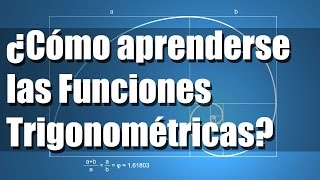 Como aprenderse las funciones trigonométricas [upl. by Renferd538]