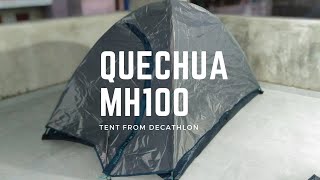 Quechua MH100 tent  2 Person tent  Decathlon  top camping gear from Quechua [upl. by Eloccin]