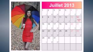 Les nouveaux modèles de calendriers 2013 [upl. by Kronick]