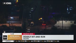 Police investigating after pedestrian killed in Pacoima [upl. by Kcirdahs]