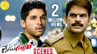 Allu Arjun Warned by Shaam  Race Gurram Movie Scenes  Shruti Haasan  Surender Reddy  Thaman S [upl. by Rome620]