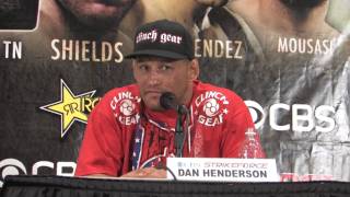 Dan Henderson Post Fight [upl. by Redd]