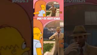 Vault Tec Rep Meets Homer funny memes fallout4 simpsons meme short fallout edit shorts fyp [upl. by Gawen]