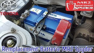 🔌 Je remplace la batterie de ma MR2 spyder 🔋 [upl. by Fitzpatrick]