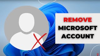 How to Remove a Microsoft Account from Windows 11  Delete Microsoft Account [upl. by Anawk]