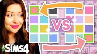 Default VS Last Swatch Build Challenge in The Sims 4 [upl. by Dunstan]