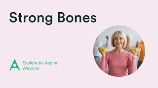 Strong Bones  Maintain Strength as you Age  Presented by Meg Stickl Aim Fitness [upl. by Noyahs376]