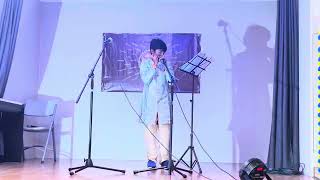 Reyan performing Sokhi vabna kahare bole  harmonica cover  Rabindra Sangeet [upl. by Zednanreh649]