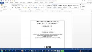 Trik Penomoran Halaman Skripsi Yang Berbeda pada Microsoft Word [upl. by Nirac]