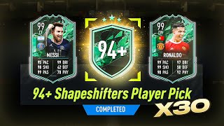 FIFA 22 30 x 94 Shapeshifter Player Pick Packs [upl. by Hallsy]