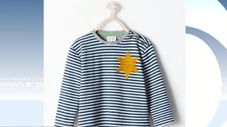 Fashion fail Zara apologizes for shirts resembling Holocaust uniforms [upl. by Allemat524]