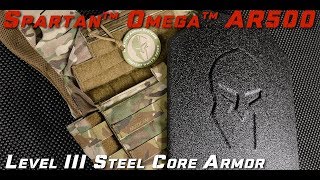 Product Overview Spartan™ Omega™ AR500 Steel Core Body Armor by Spartan Armor Systems [upl. by Ynoble864]