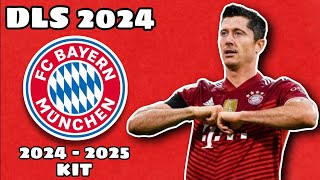 DLS 2024 CUSTOM KIT INPUT  DREAM LEAGUE SOCCER 2024  DLS 2024 FC BAYERN MUNICH KIT 😎 [upl. by Ahcsat792]