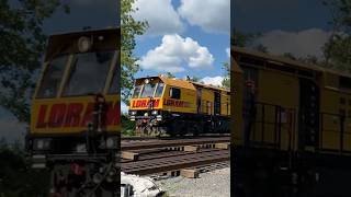 Loram Rail Grinder on the NS Morrisville line [upl. by Dario]