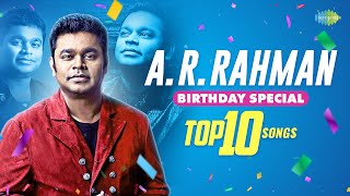 AR Rahman  Birthday Special  Top 10 Songs  Hindi Hits  Chanda Re Chanda Re  Whistle Baja 20 [upl. by Hayifas827]