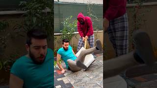 Chair Breaking PRANK  🪑😂 funny comedy prank [upl. by Abbotsun]