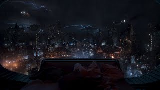 Spend A Stormy Night In This Cozy SciFi Bedroom  Rain amp Thunder  Star Wars Inspired [upl. by Donela]