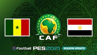 SENEGAL VS EGIPTO FINAL  COPA ÁFRICA  PES 20212022 [upl. by Hayyim]