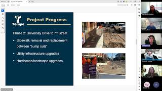 Downtown Tempe Streetscape Construction Update Meeting  Sept 10 2024 [upl. by Niuqaoj]