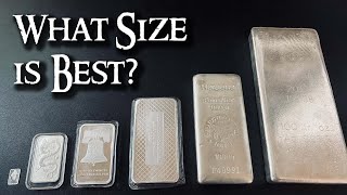 The Best Silver Bar Size for Silver Stacking or Silver Investing [upl. by Araf384]