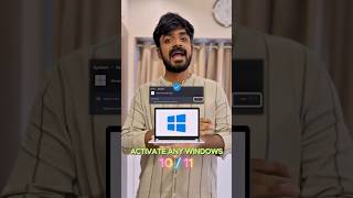 Activate Any Windows 1011 Using PowerShell 🤩💯windows10 windows11 powershell shorts [upl. by Ahsoym807]