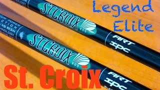 St Croix Legend Elite Casting amp Spinning Rod Review [upl. by Sajovich]