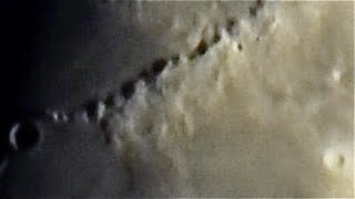 Apollo 15 Landing Site  Celestron C90 MAK Moon Video [upl. by Ydroj40]