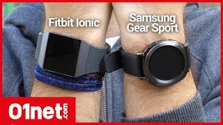 Samsung Gear Sport ou Fitbit Ionic  laquelle choisir pour faire du sport [upl. by Haik]