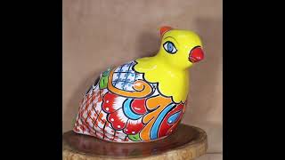 Talavera5quail101224sq 1 art pottery artist potteryforall potteryart ceramic potterycrafts [upl. by Augustine849]