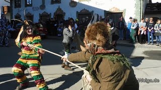 Maschkera Unsinnigen Donnerstag Wallgau 28022019 [upl. by Thornie]