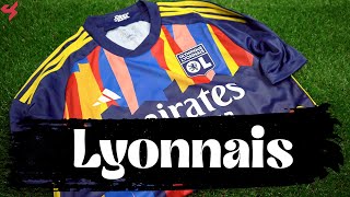 Adidas Olympique Lyonnais 202324 Third Jersey Unboxing  Review from Subside Sports [upl. by Odele797]