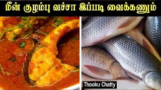 Thanjavur Fish Kulambu Receipe In Tamil Special Fish Curry [upl. by Tiena]