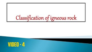 classification of igneous rock video 4  Petrological variation  lecture 27 of igneous petrology [upl. by Lamek]