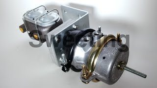 Sweeting Performance  AHGM114IR  AirHydraulic Brake Booster with 114 Iron Master Cylinder [upl. by Richela]