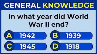 50 General Knowledge Questions How Good is Your General Knowledge [upl. by Utley327]