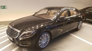 Unboxing of 118 MercedesBenz SCLASS S550 BLACK by NOREV [upl. by Clive]