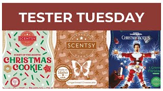 Tester Tuesday Christmas Cookie Gingerbread Cheesecake and A Griswold Christmas Scentsy Reviews [upl. by Aicilic200]