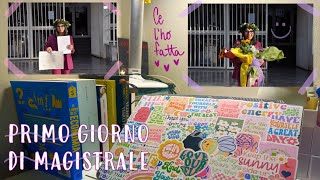 PRIMO GIORNO DI MAGISTRALE  VLOG 🩷 studyvlog vlog  Mars’s diary [upl. by Anelhtac]