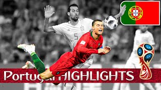 All Portugals matches in the 2018 FIFA World Cup  Highlights [upl. by Nnayllek]