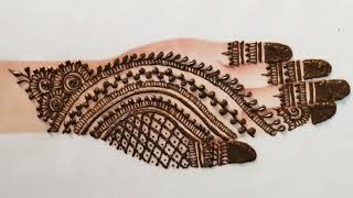 Very easy front hand mehndi design  Latest mehndi design  mehndi design new beautiful  mehndi [upl. by Marielle]