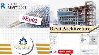 Revit Architecture 2021  Ep02Comment créer un nouveau projet et changer ses unités de mesure [upl. by Sirromad]