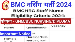 CENTRAL GOVERNMENT STAFF NURSE VACANCY 2024 l AMC STAFF NURSE VACANCY 2014 l CHO STAFF NURSE VACANCY [upl. by Noivert305]