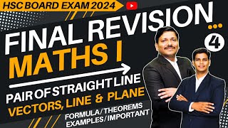 MATHS FINAL REVISION LEC 4 POSLVECTORS LINE amp PLANE  HSC BOARD EXAM 2024  hsc2024  Dinesh Sir [upl. by Babb]