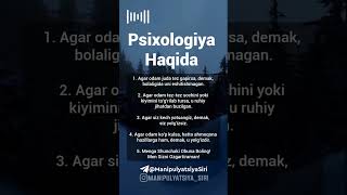 Psixologiya Haqida Psixologiya manipulyatsiya qorapsixologiya [upl. by Naamann]