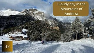 Escape into the enchanting clouds of Andorras ski resort andorra mointains skiresorts [upl. by Arakihc]