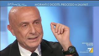 Minniti caso Diciotti Trattativa con UE non si fa con ostaggi se M5s salva il governo perde [upl. by Eita59]